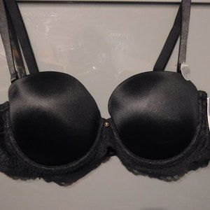 Jennifer Lopez Black Convertible Bra Timeless Allure Collection NWT Size 34C